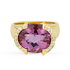 Ring - Rubellite and Diamond