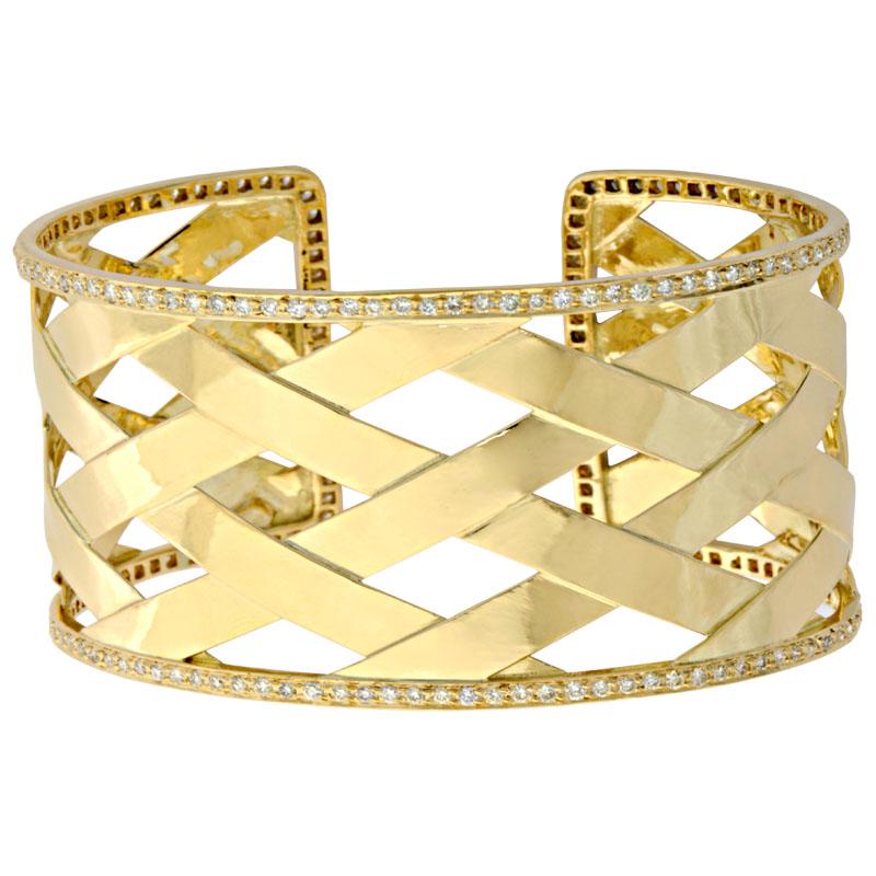 Cuff Bangle-Diamond