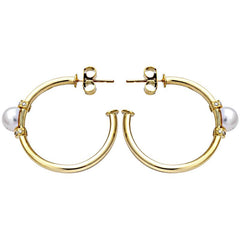 Earrings-South Sea Pearl and Diamond