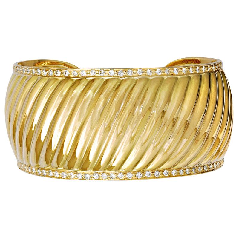 Cuff Bangle-Diamond