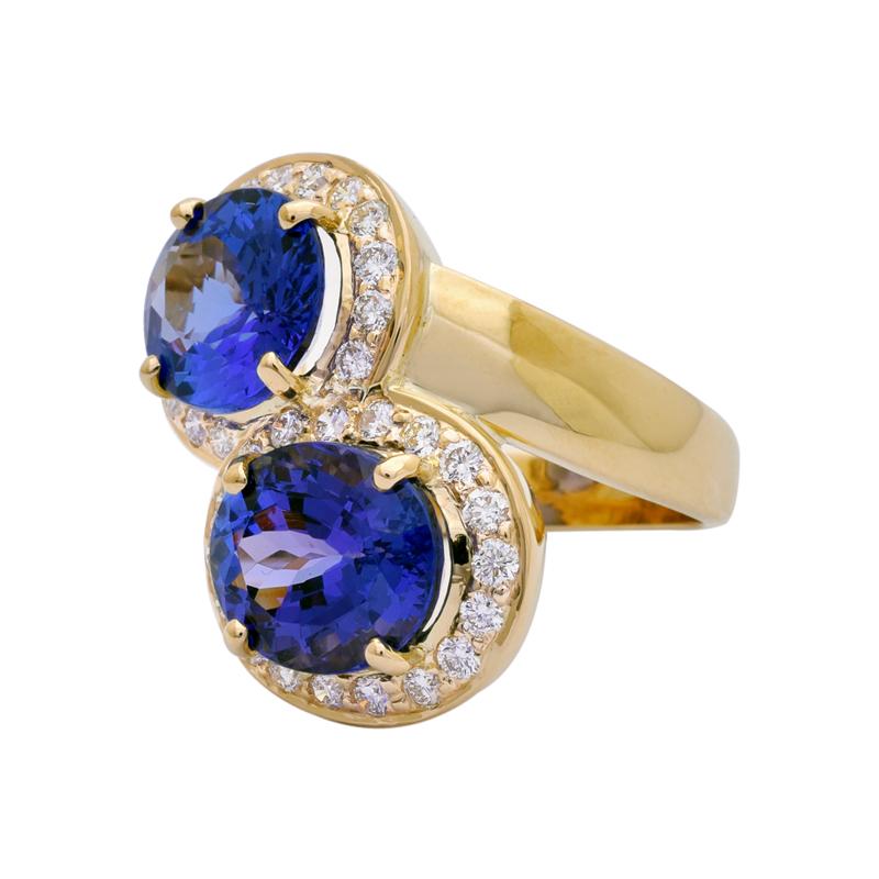 Ring- Tanzanite and Diamond