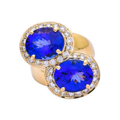 Ring- Tanzanite and Diamond