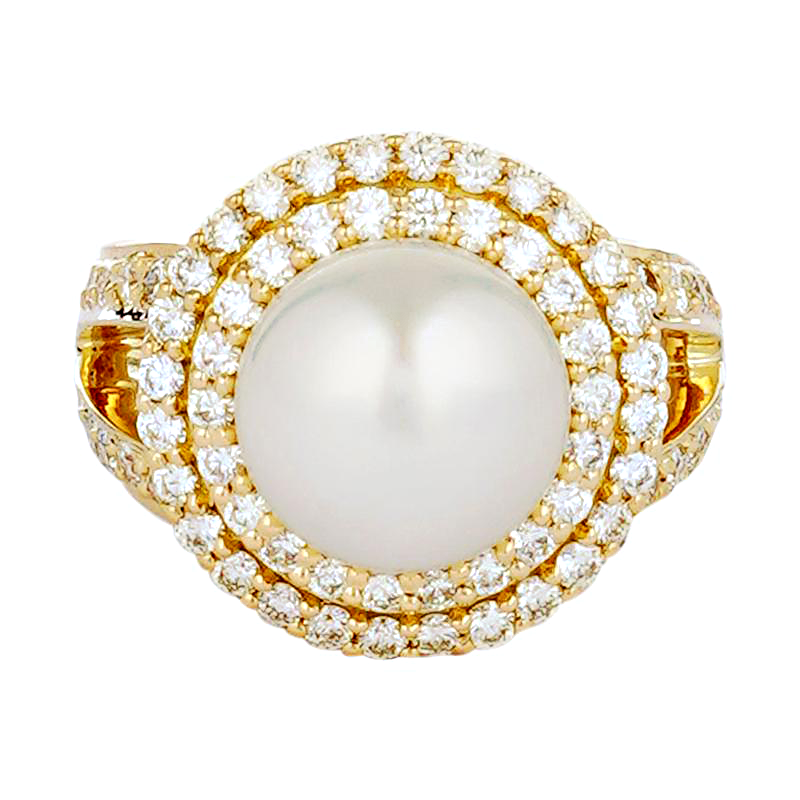 Ring - South Sea Pearl and Diamond