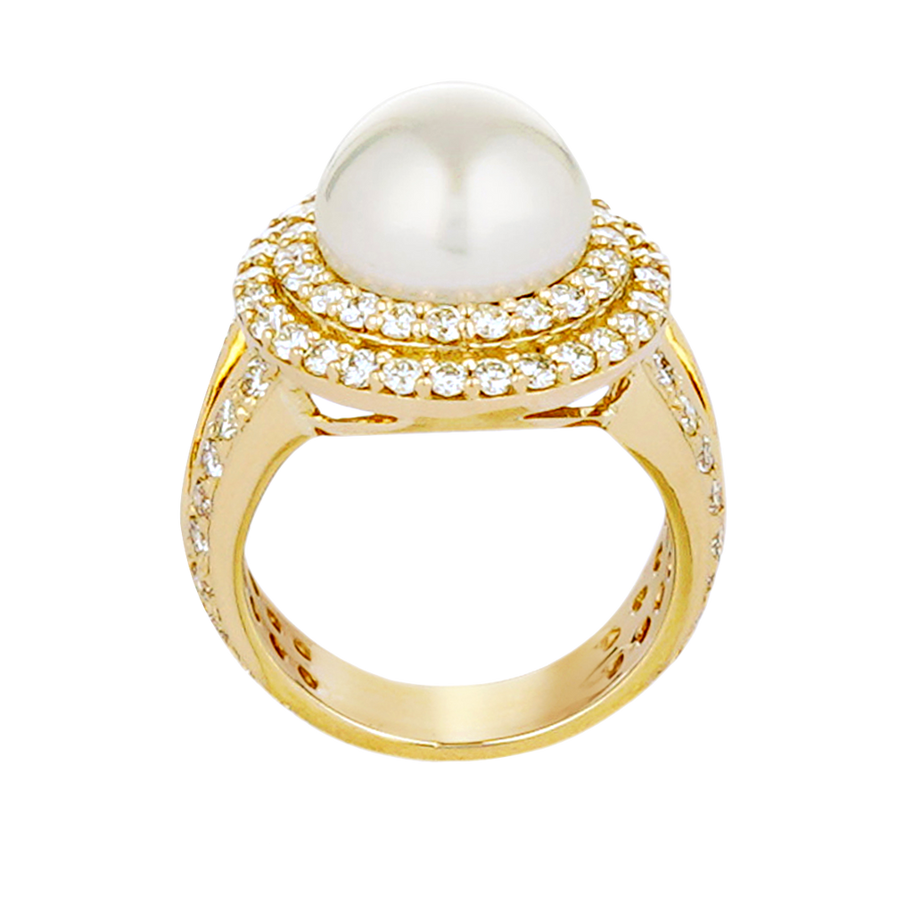 Ring - South Sea Pearl and Diamond