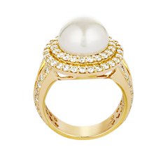 Ring - South Sea Pearl and Diamond