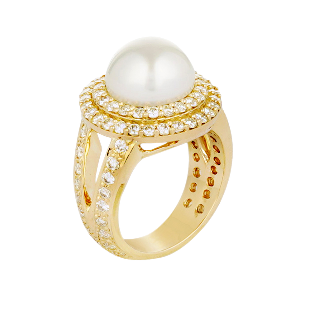 Ring - South Sea Pearl and Diamond